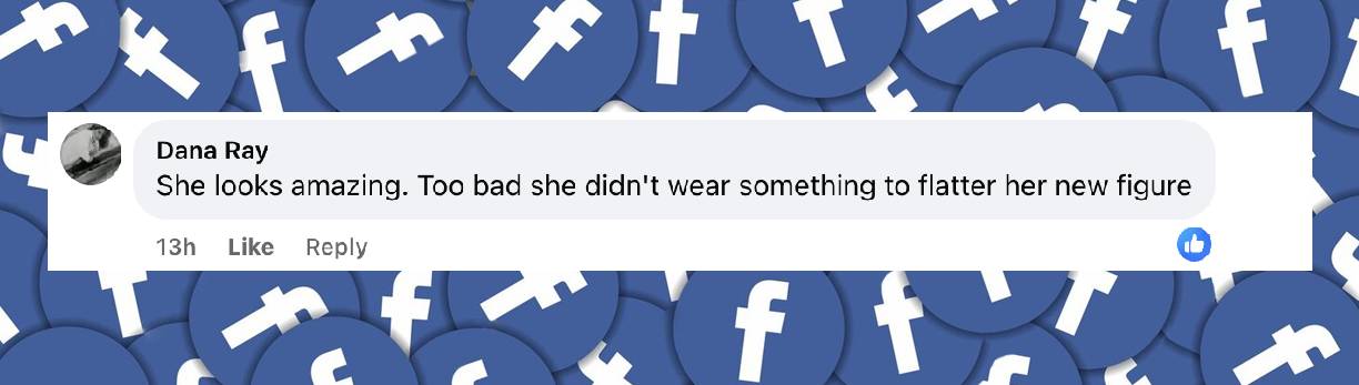 A netizen's remark about Melissa McCarthy's Golden Globe appearance, posted on January 6, 2025