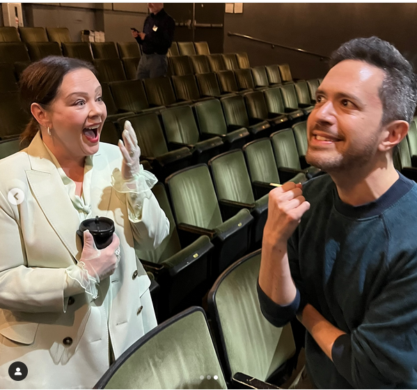 Melissa McCarthy and a cast member, from a post dated April 16, 2025
