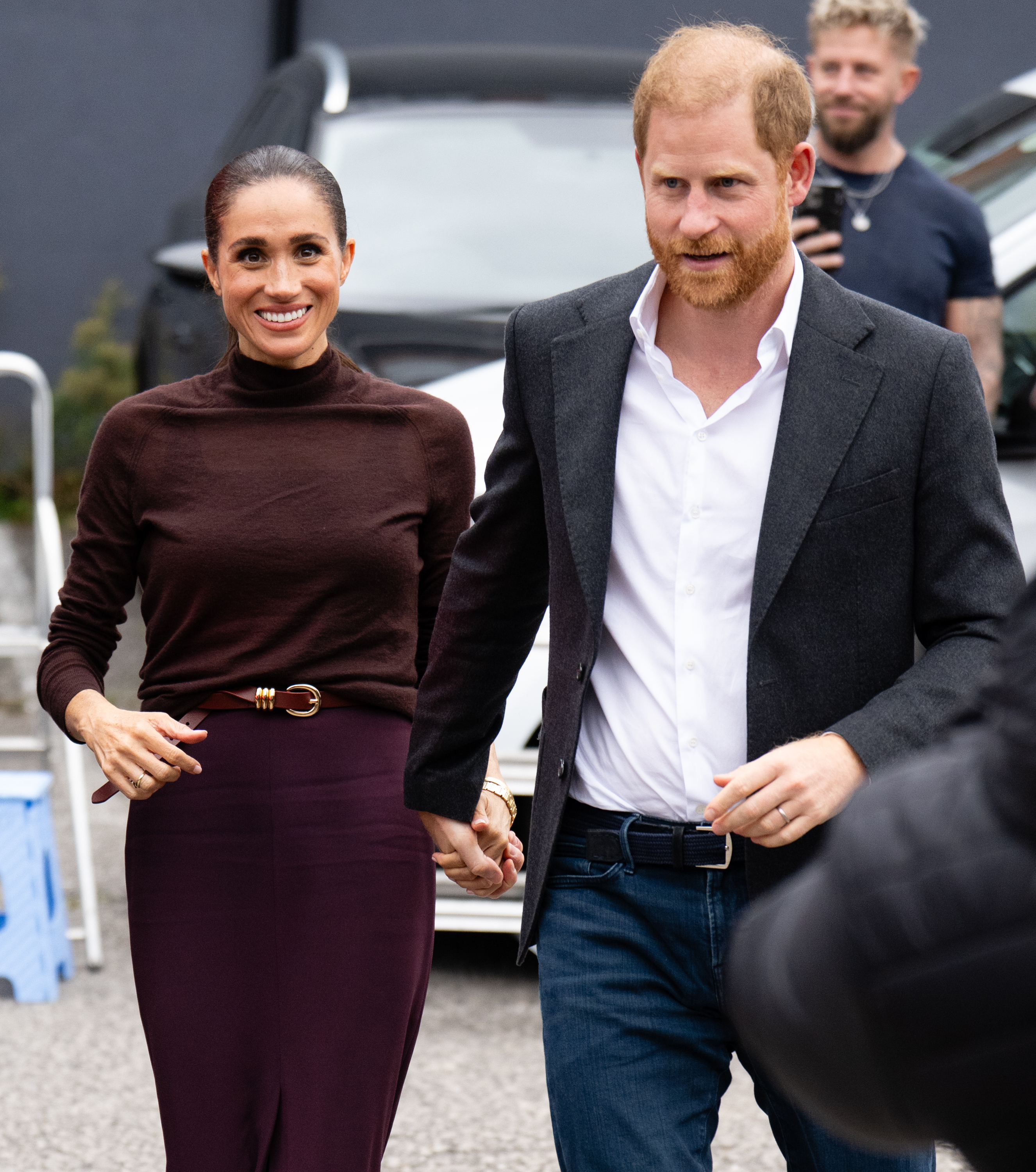 Meghan, Duchess of Sussex and Prince Harry, Duke of Sussex during their visit to Nottingham on October 15, 2026 in Nottingham, England. | Source: Getty Images