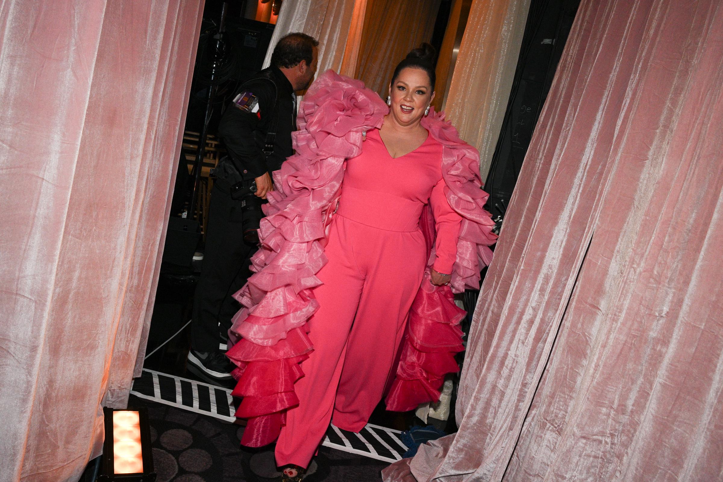 Melissa McCarthy at the 2025 Golden Globe Awards