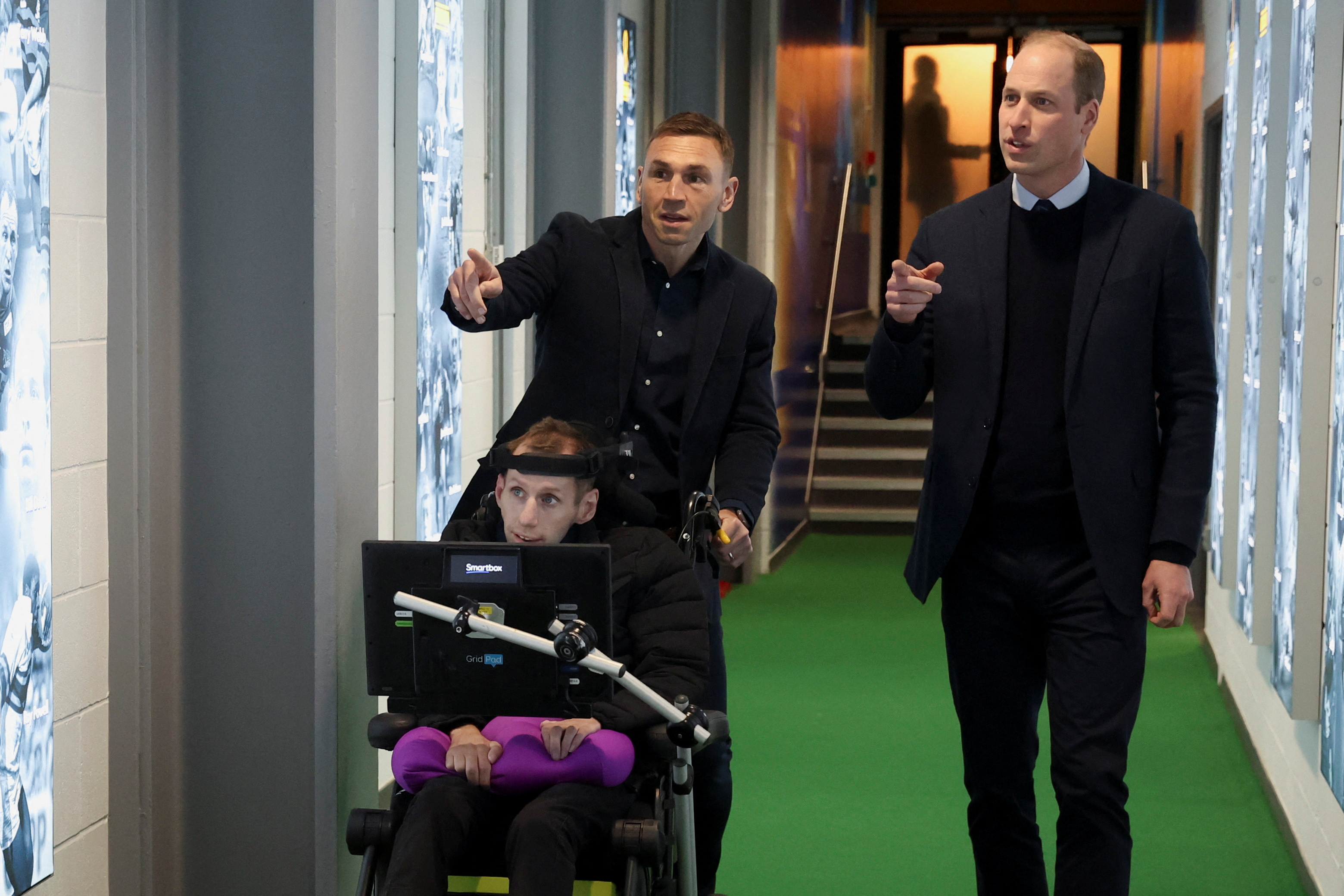 William's connection to Rob stretched back before the couple's latest Leeds visit. In 2024, the prince met Rob and Kevin Sinfield at Headingley Stadium as their work for the MND community received royal recognition. | Source: Getty Images