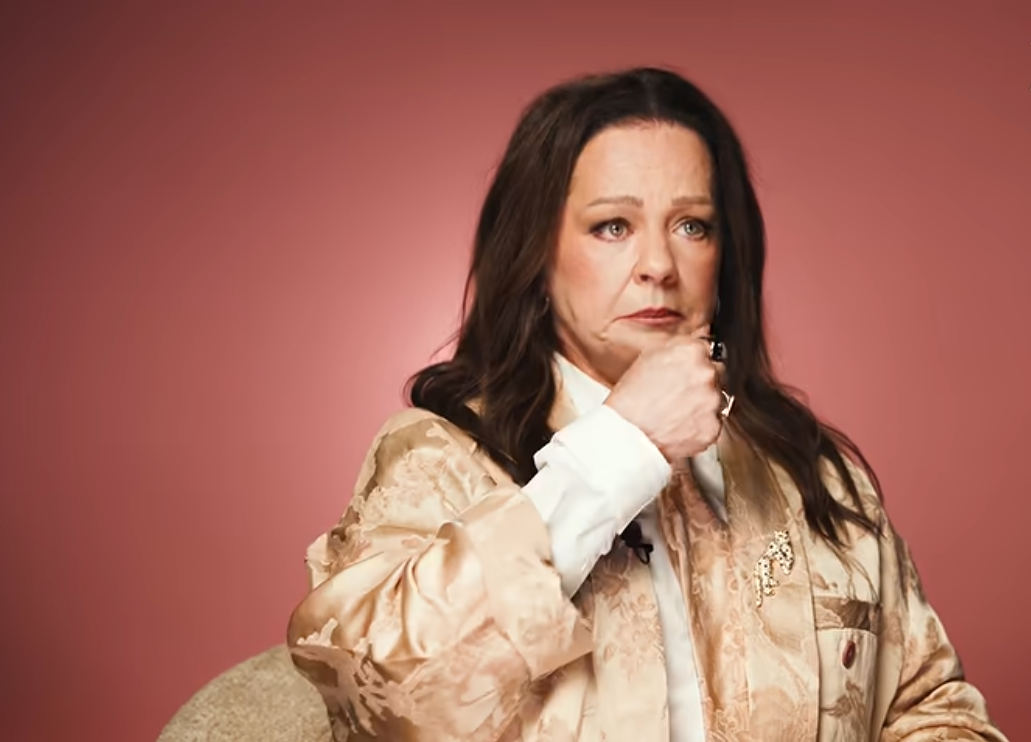 Melissa McCarthy appears during a Variety interview, where she opened up about her family’s playful relationship with wigs and revealed that the accessories have become a familiar part of life at home.