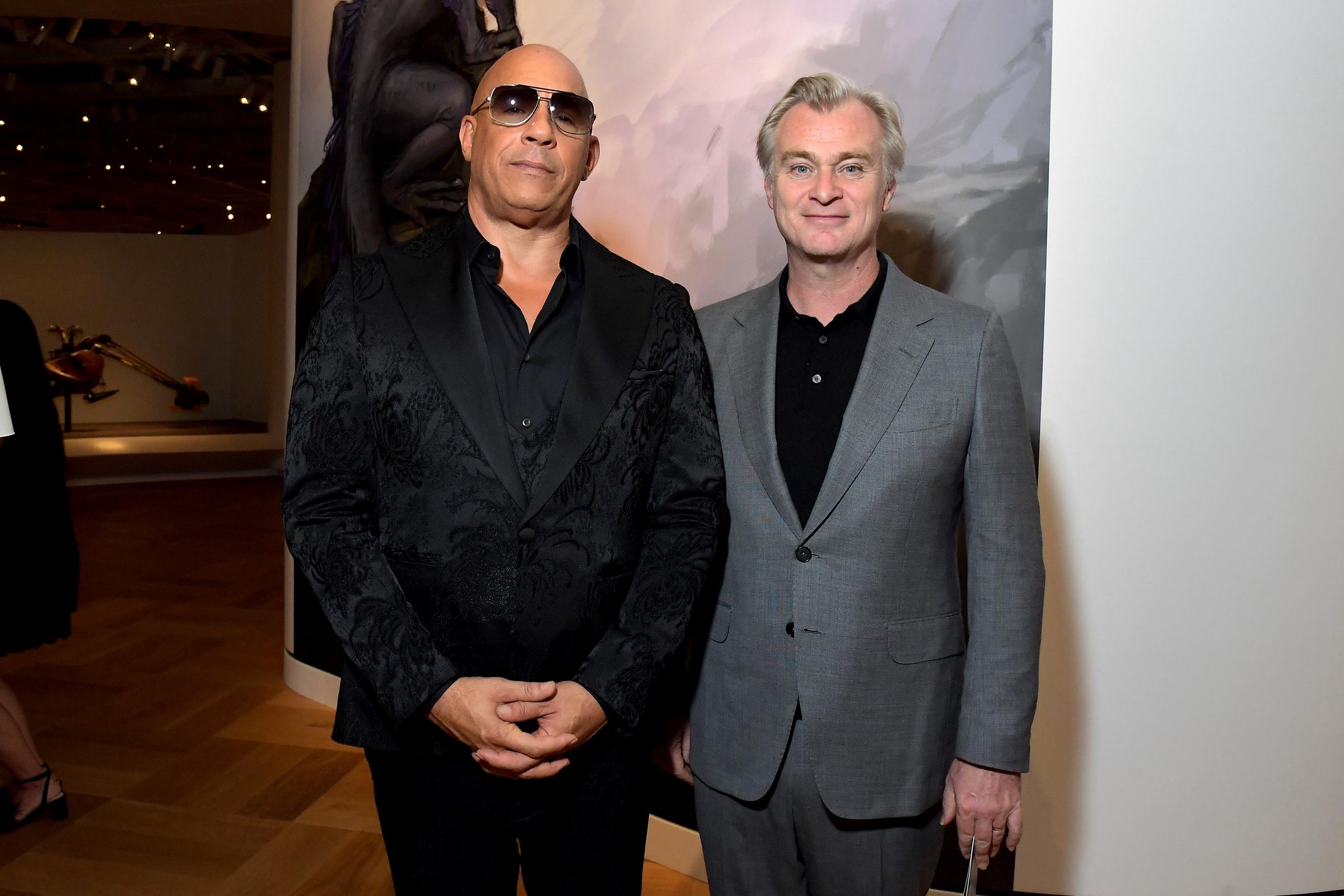 The guest list reflected just how much Hollywood firepower the evening attracted, with Vin Diesel and Christopher Nolan among the many big names mingling inside. The museum's opening night quickly became as much a celebration of filmmaking as it was of visual art. | Source: Getty Images