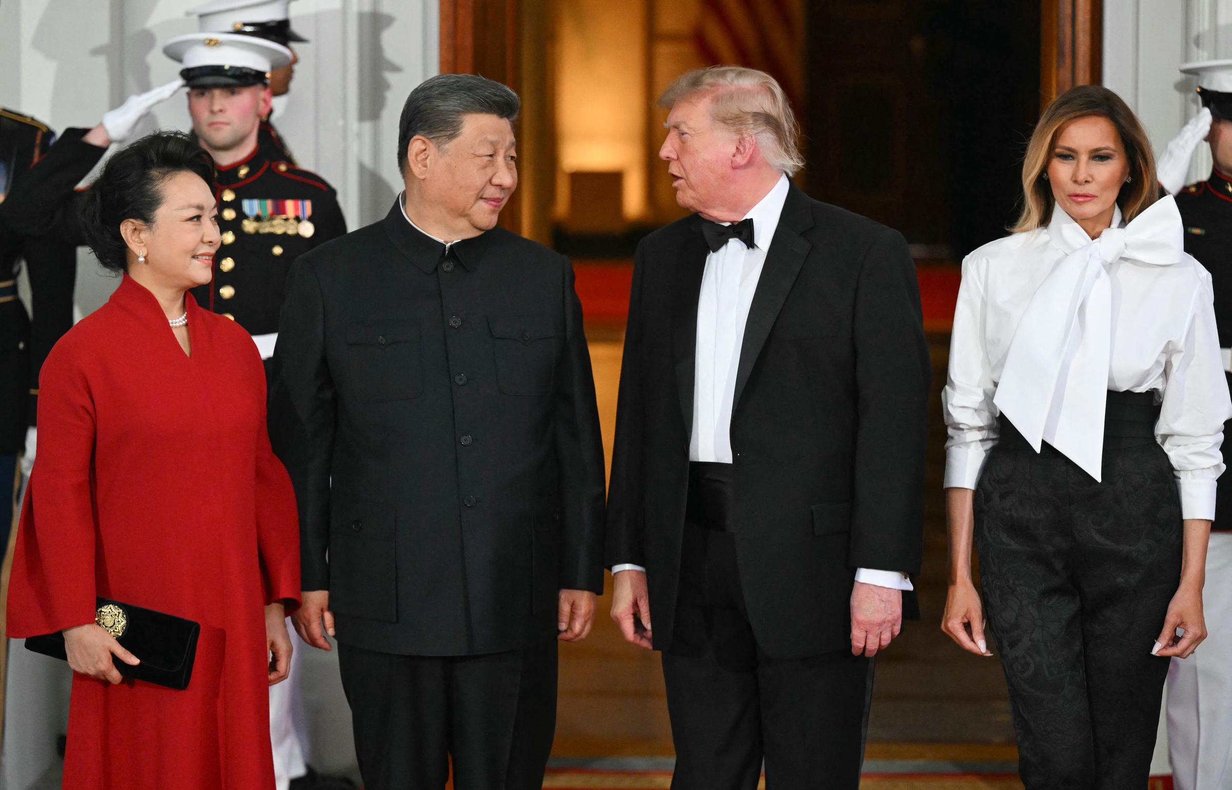 Donald Trump later presented Xi with a bald-eagle sculpture that he said had been designed “in personal collaboration with Melania and myself,” another detail pointing to her involvement in the visit.