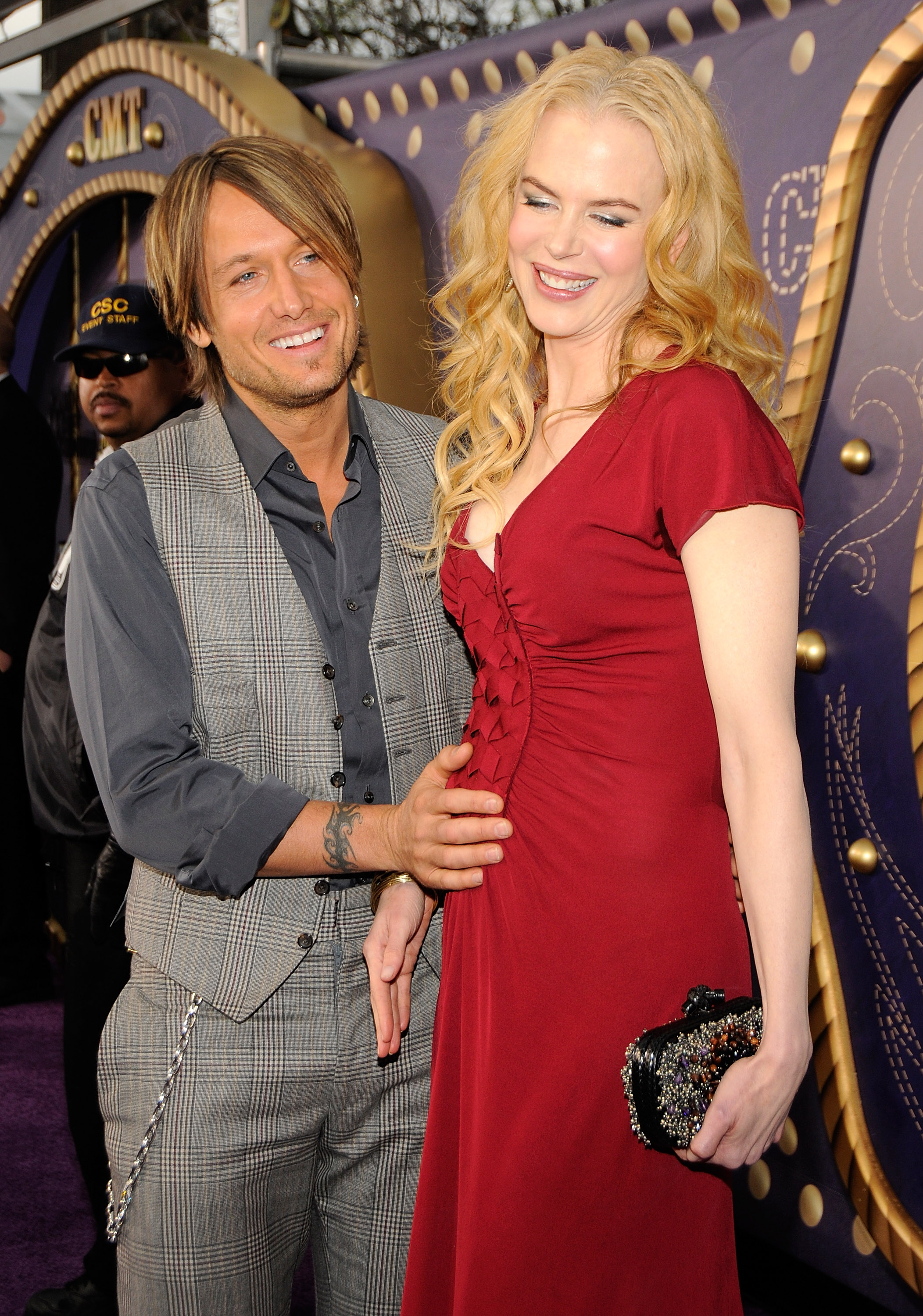 Nicole Kidman and Keith Urban at the 2008 CMT Music Awards, just three months before the birth of their daughter Sunday Rose. Nicole was already a mother to Isabella and Connor, her two older children from her marriage to Tom Cruise. | Source: Getty Images