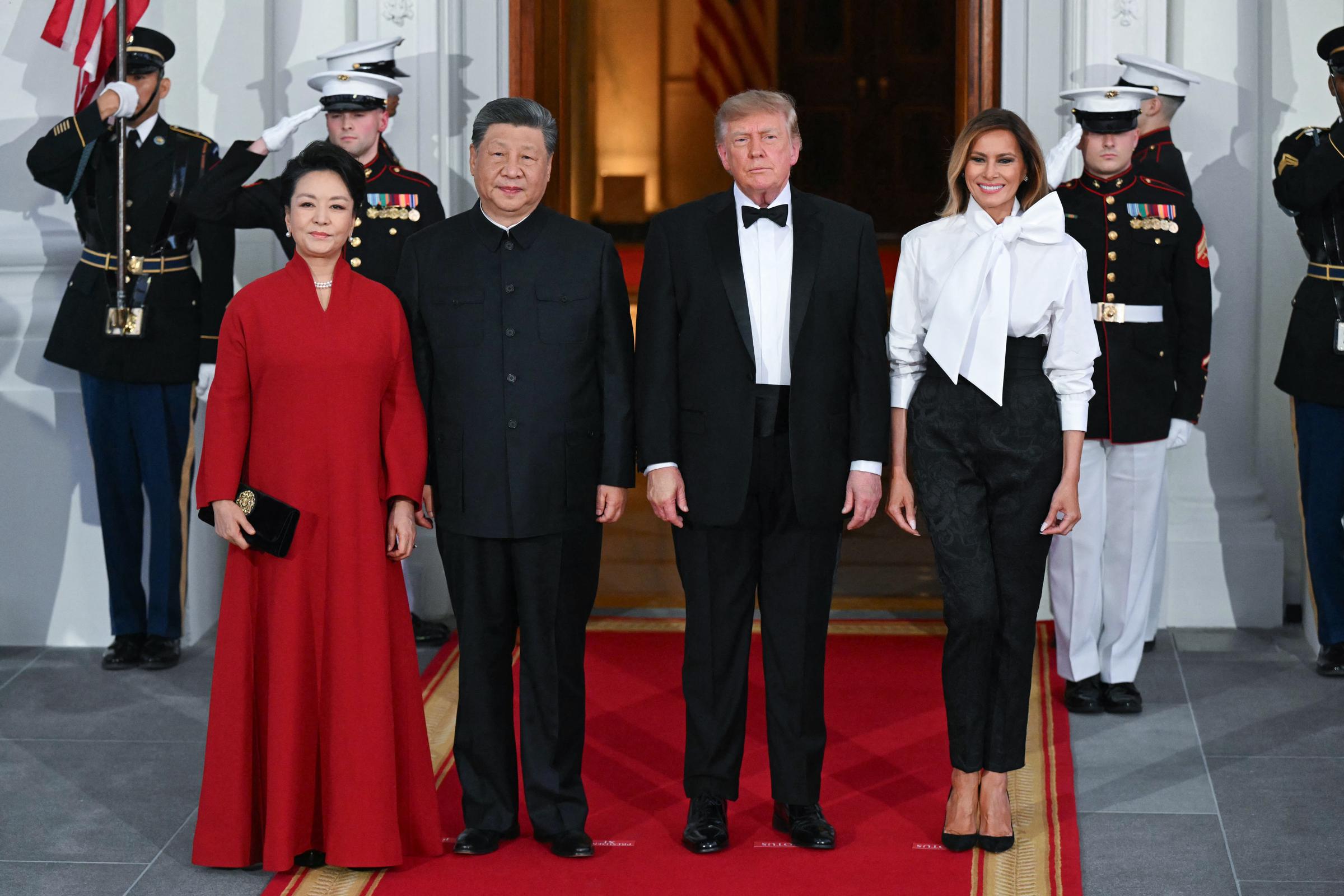 Xi Jinping and Peng Liyuan’s Washington visit placed Melania back in one of the most traditional first-lady roles: helping host an official state occasion at the White House.