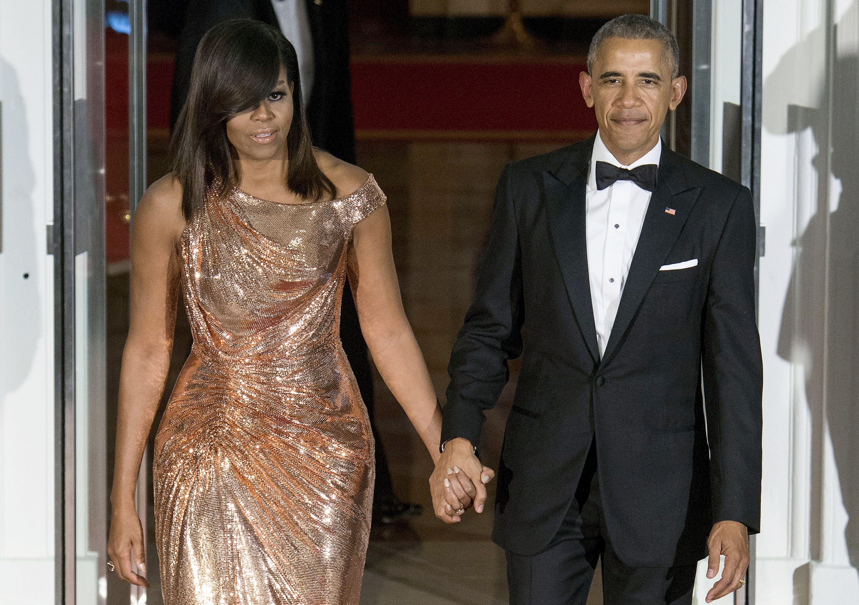 The Obamas’ final state dinner in October 2016 honored Italian Prime Minister Matteo Renzi, with Gwen Stefani performing later that evening. | Source: Getty Images
