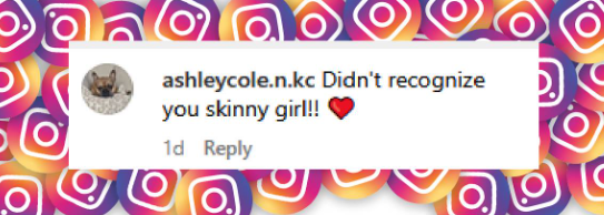 A fan's comment on Melissa McCarthy's appearance, from a post dated April 16, 2025