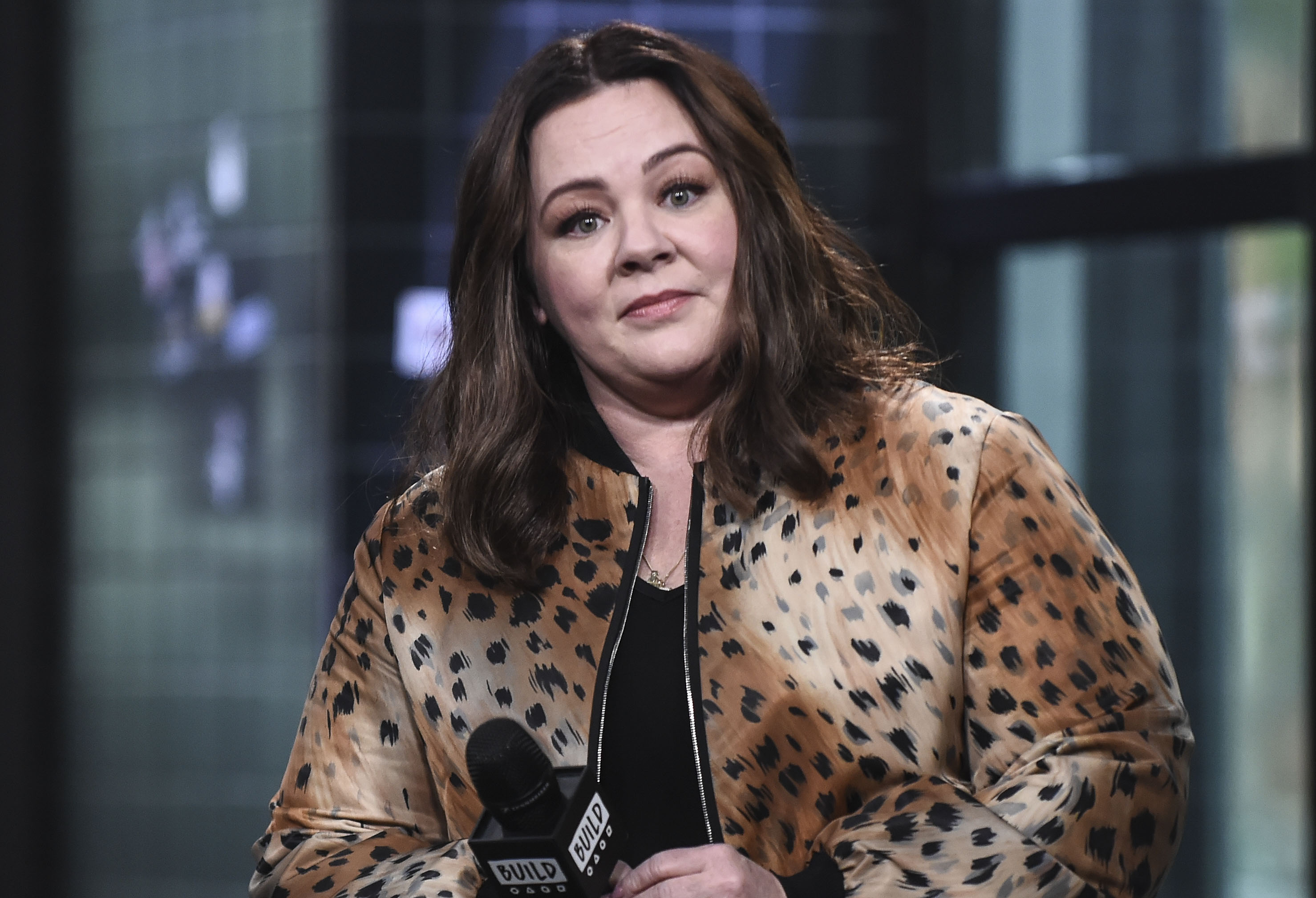 Melissa McCarthy attends the Build Series in New York City on October 16, 2018