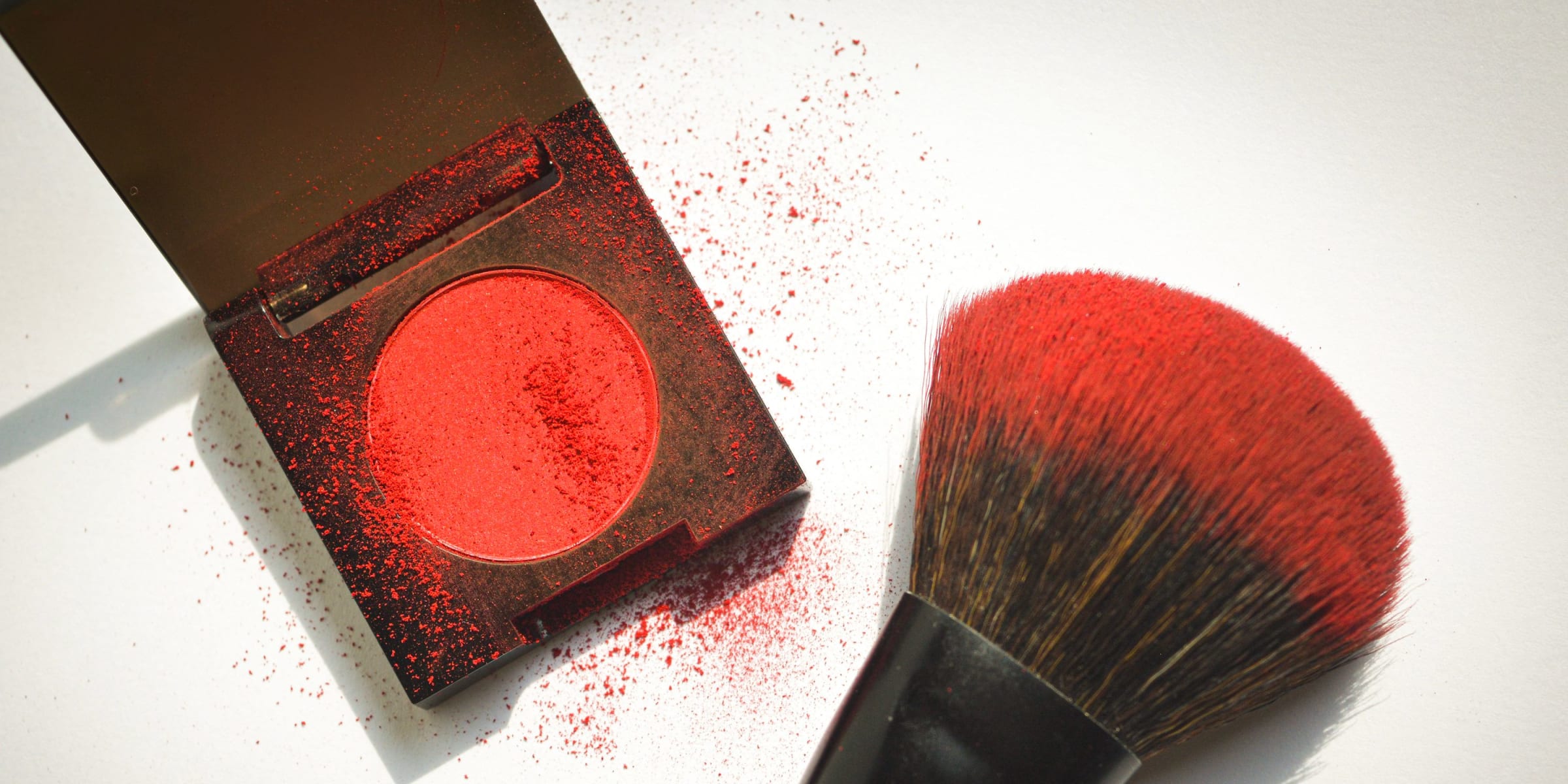Red powder blush | Source: Getty Images