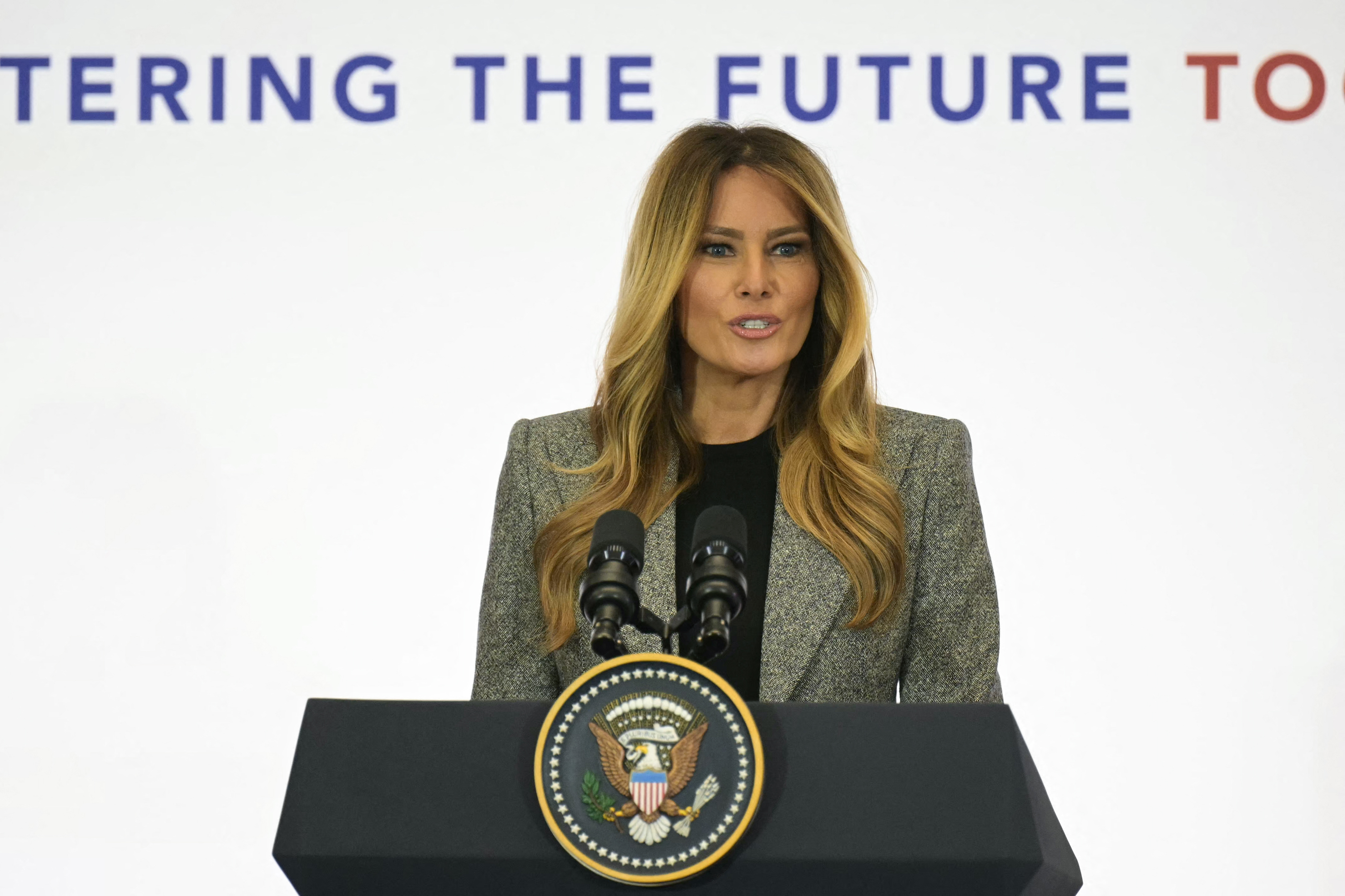 Melania has repeatedly made children and young people central to her public work, from education and technology initiatives to online-safety legislation.